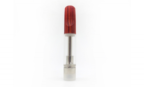 Natural wood tip refillable 510 thread THC CBD cartridge